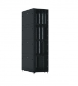 Купить шкаф серверный проф напольный колокейшн 44u (600 × 1000) 4 секции, дверь перф. 2 шт., черный,в сборе