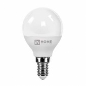 Лампа светодиодная LED-ШАР-VC 8Вт 230В E14 3000К 600Лм IN HOME 4690612020549