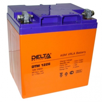 Аккумулятор Delta DTM 1226 (12В | 26Ач) в Казани