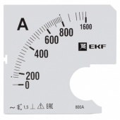 Шкала сменная для A961 800/5А-1,5 EKF PROxima