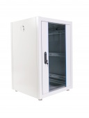 Купить шкаф телекоммуникационный напольный эконом 18u (600 × 800) дверь стекло, дверь металл оптом