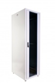 Купить шкаф телекоммуникационный напольный эконом 42u (600 × 800) дверь стекло, дверь металл оптом