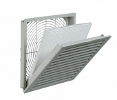 Выпускной фильтр для шкафов Elbox серии EMS, IP 55, 320×320×39,  цвет серый