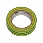 Изолента ПВХ 15мм х 10м желто-зеленая 3М™