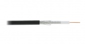 кабель ulan коаксиальный, rg-6 (75 ом), одножильный, ccs (омедненная сталь), внешний, pe до -40c, черный, 305м купить