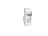 Розетка компьютерная 1мод. Avanti "Белое облако" RJ-45 модульная кат.5е экран DKC 4400361