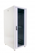 Купить шкаф телекоммуникационный напольный эконом 30u (600 × 1000) дверь стекло, дверь металл оптом