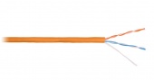 Кабель NIKOLAN U/UTP 2 пары, Кат.5 (Класс D), 100МГц, одножильный, BC (чистая медь), 24AWG (0,49мм), внутренний, LSZH нг(А)-HFLTx, оранжевый, 305м - гарантия: 1 год Казань
