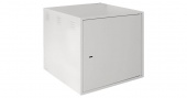 Купить настенный антивандальный шкаф сейфового типа, 12u, ш600хв600хг600мм, серый оптом