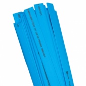 Термоусаживаемая трубка ТУТ нг 16/8 синяя в отрезках по 1м EKF PROxima