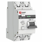 Дифференциальный автомат АД-32 1P+N 63А/100мА (хар. C, AC, электронный, защита 270В) 4,5кА EKF PROxima
