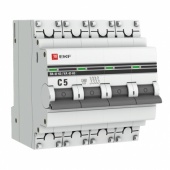 Автоматический выключатель 4P  5А (C) 4,5kA ВА 47-63 EKF PROxima