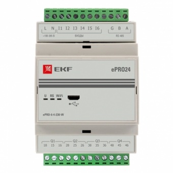 Модуль базовый ePRO удаленного управления 6вх4вых 230В WiFi EKF PROxima