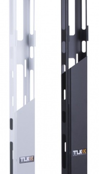 Органайзер кабельный вертикальный, 47U, для шкафов шириной 800мм серий TFR, TFL и TFA, Ш88хВ2092хГ61мм, металлический, с крышкой, с крепежом, цвет серый