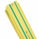 Термоусаживаемая трубка ТУТ нг 30/15 желто-зеленая в отрезках по 1м EKF PROxima