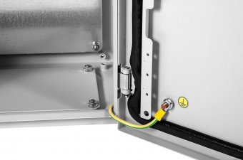 Купить электротехнический распределительный шкаф ip66 навесной (в500 × ш400 × г210) emw c одной дверью в Казани