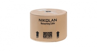 Кабель NIKOLAN S/FTP 4 пары, Кат.6 (Класс E), тест по ISO/IEC, 250МГц, одножильный, BC (чистая медь), 23AWG (0,55мм), внутренний, LSZH нг(А)-HFLTx, оранжевый, 305м - гарантия: 5 лет / 15 лет системная оптом