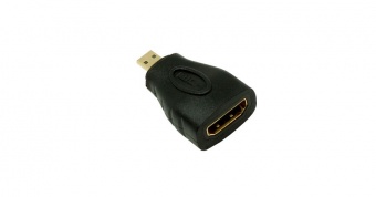 Переходник NETLAN MicroHDMI-HDMI, v2.0, черный, уп-ка 10шт. купить