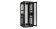 Купить напольный шкаф 19", 42u, перфорированные двухстворчатые двери, перфорированные двухуровневые стенки, ш800хв2060хг1200мм, в разобранном виде, черный в Казани