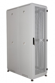 Купить шкаф серверный напольный 42u (600 × 1200) дверь перфорированная 2 шт. в Казани