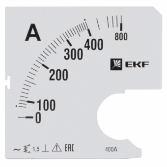Шкала сменная для A961 400/5А-1,5 EKF PROxima