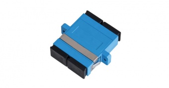 Адаптер NIKOMAX волоконно-оптический, соединительный, одномодовый, SC/UPC-SC/UPC, двойной, пластиковый, синий, уп-ка 2шт. купить