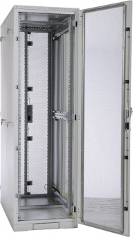 Купить шкаф серверный напольный 45u (800 × 1200) дверь перфорированная 2 шт. в Казани
