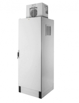 Кондиционер в крышу шкафов Elbox серии EMS,451 × 588 × 393,1000 Вт с мультиконтр.,230 В,цвет серый