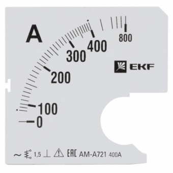 Шкала сменная для A721 400/5А-1,5 EKF PROxima