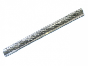 Трос Д= 5мм стальной в изоляции PVC 5/6 мм