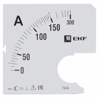 Шкала сменная для A961 150/5А-1,5 EKF PROxima