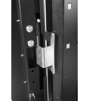 Купить шкаф серверный проф напольный колокейшн 40u (600 × 1000) 2 секции, дверь перф. 2 шт., чёрный,в сборе в Казани